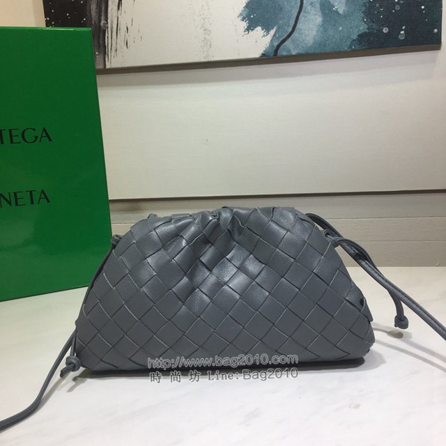 Bottega veneta高端女包 98061 寶緹嘉升級版小號編織雲朵包 BV經典款純手工編織羔羊皮女包  gxz1257